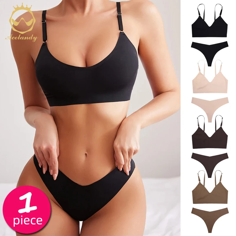 Женский бесшовный комплект нижнего белья