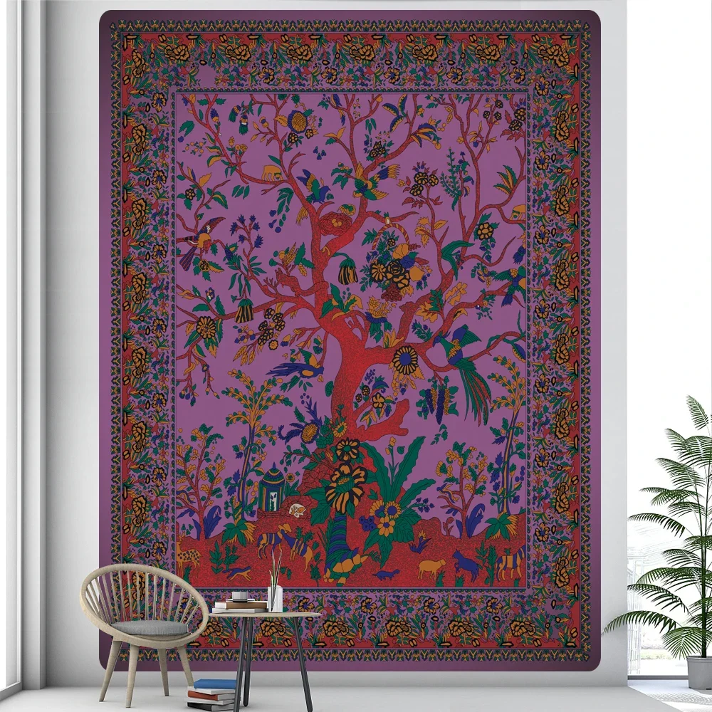 Таро психоделическая сцена домашний декор гобелен Хиппи Мандала настенный