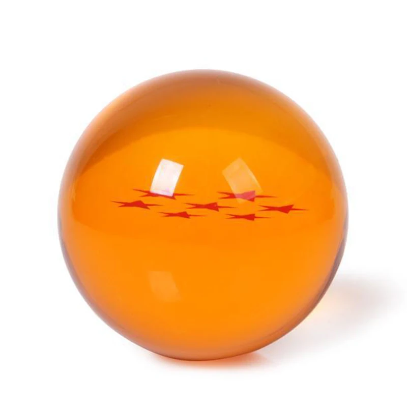 Экшн-фигурка аниме Драконий жемчуг оранжевая с 3D звездами из смолы коллекционная