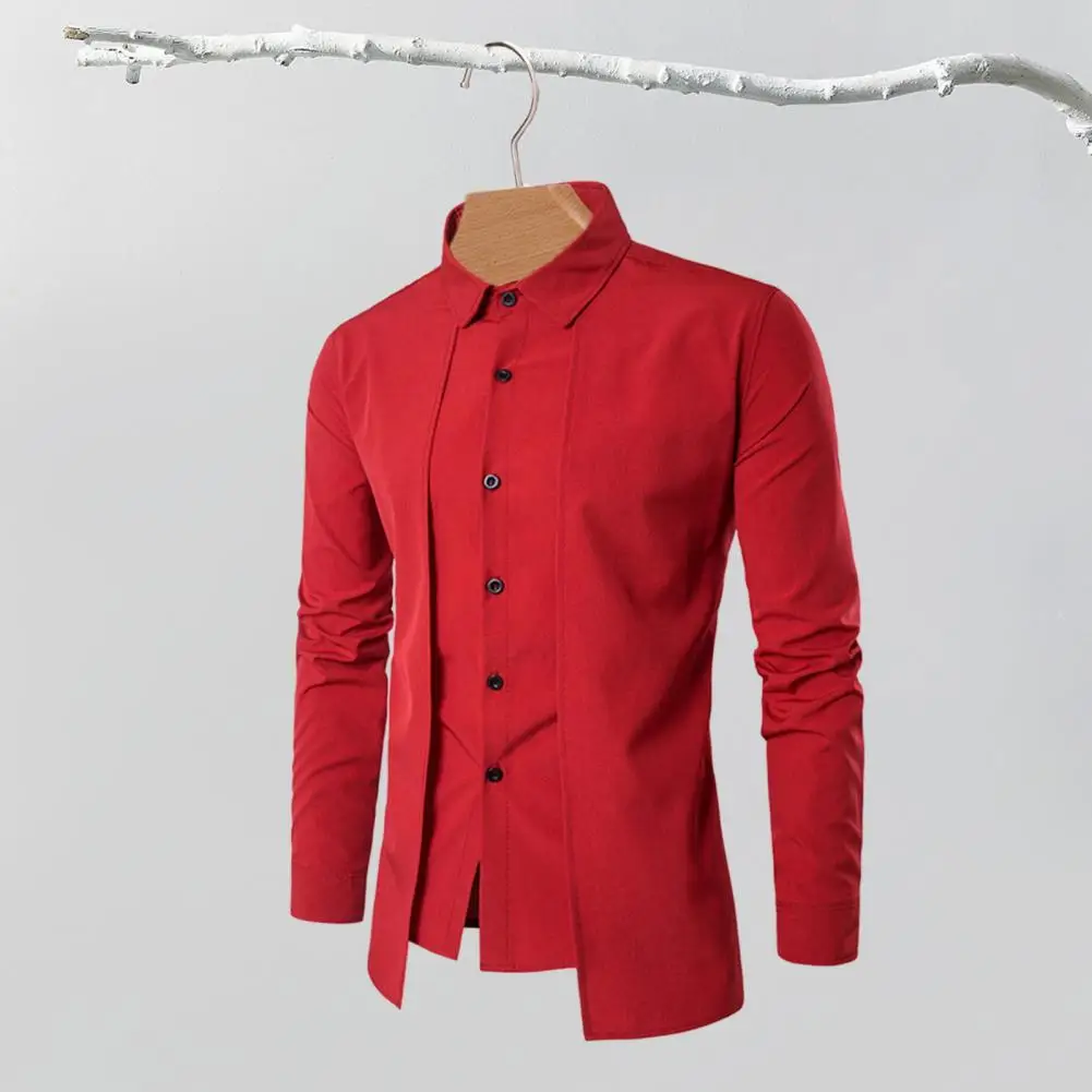 Мужская деловая рубашка легкая мужская стильный мужской однобортный кардиган