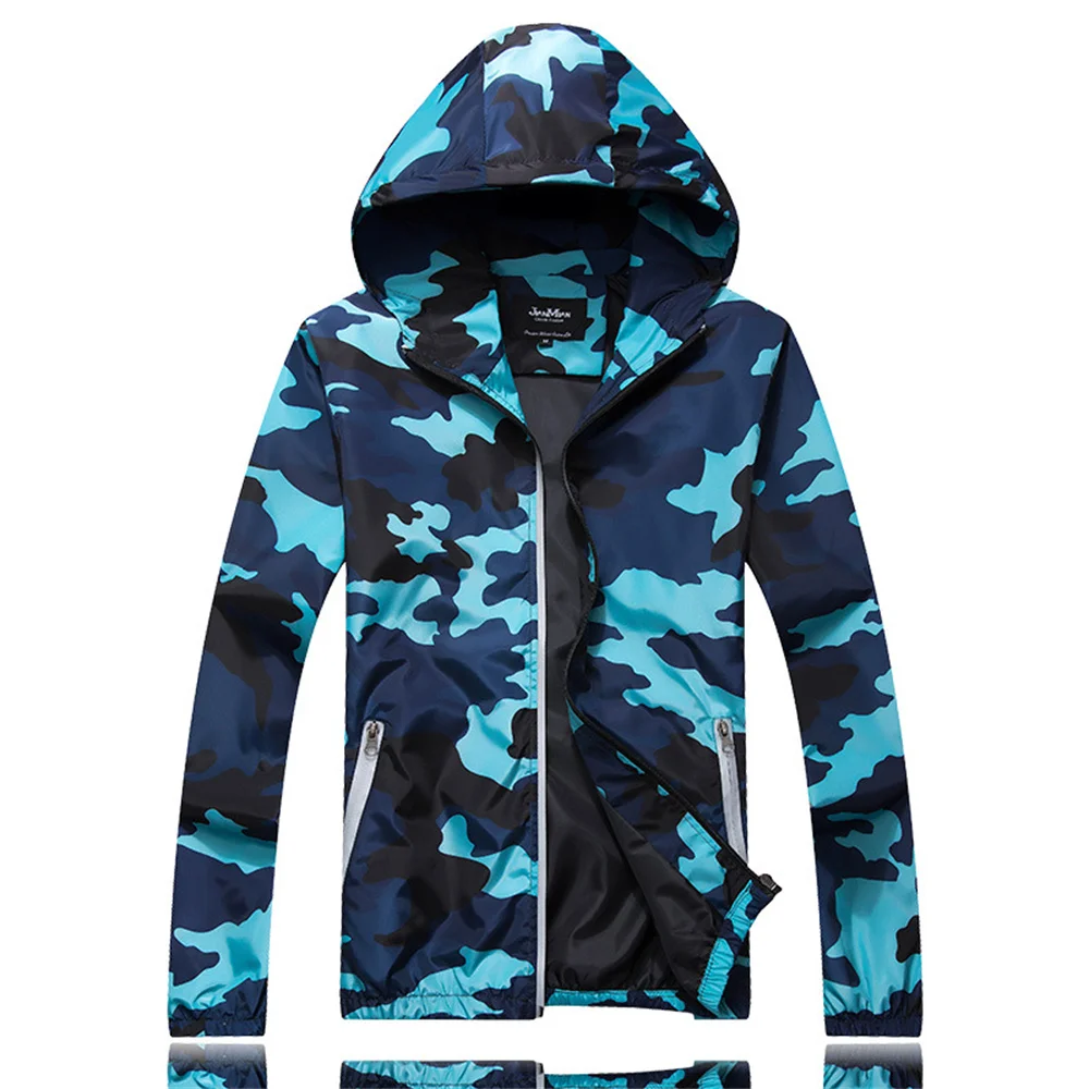 

Bomber Jackets Coats Camo Fashion Outdoor Male Thin Coat Zip Cardigan Spring Autumn New Men Hoodies Hip Hop Loose Sweatshirts