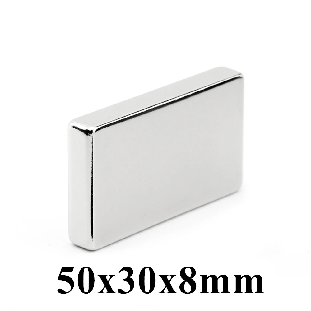 

1-10 шт., неодимовые магниты NdFeB, 50x30x8 мм
