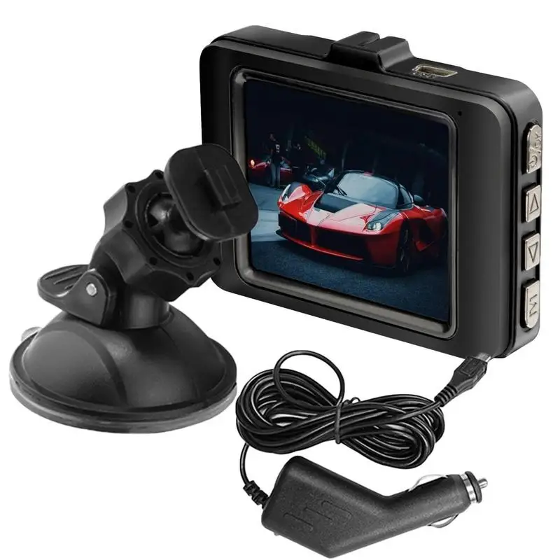 

HD 1080P Dashcam Car Dashboard Cam Recording Suction Cup Car Data Recorder With Language Switch Night Vision Mode 32GB