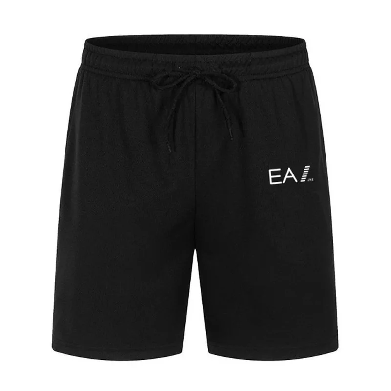 

2023 New Casual Shorts Men's Running Sports Baseball Shorts Men's Summer Drawstring Waist Loose Knee Length Pants