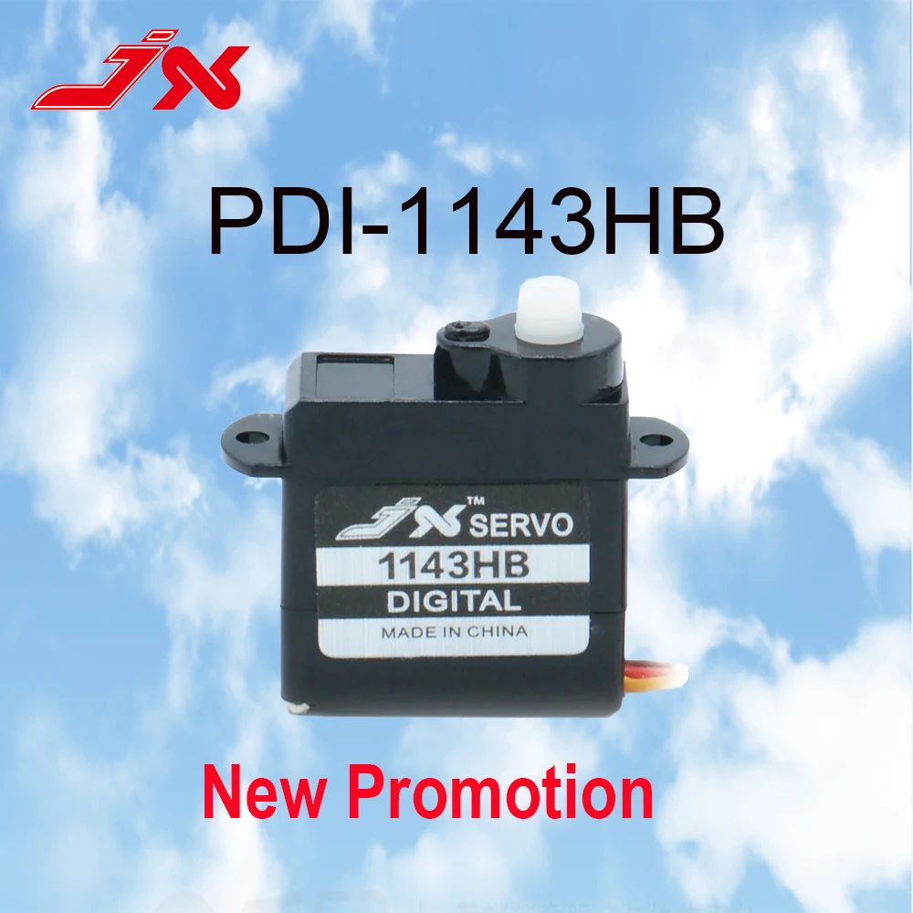 JX микро-сервопривод PS-1143HB 0,55 кг 3,7 г, пластиковая шестерня, мини-сервопривод без сердечника, цифровой сервопривод для вертолета с неподвижным крылом, радиоуправляемая модель