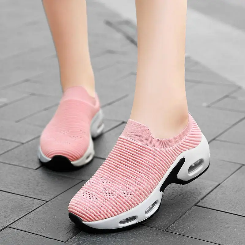 

Large Size Outdoor Slip-ons Sneakers Women's Socks Women's Sport Shoes on The Platform Women Sports Shoes Running Knit A-1507