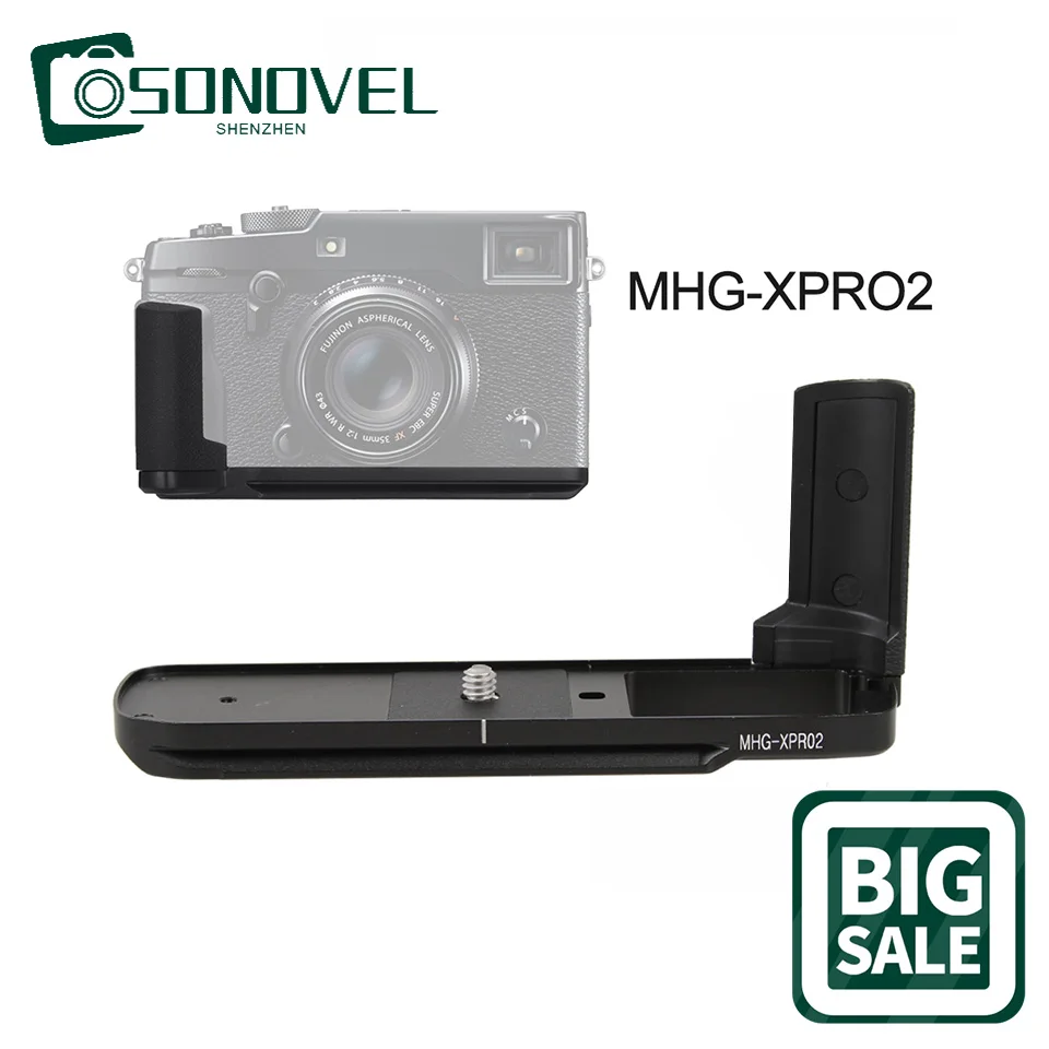 Быстрая металлическая ручная быстрая пластина для фотоаппарата Fujifilm X-Pro2 на стандартном штативе Arca Swiss