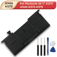new replacement laptop battery a1406 a1375 for macbook air 11 a1370 1465 a1370 a1495 4680mah with tools