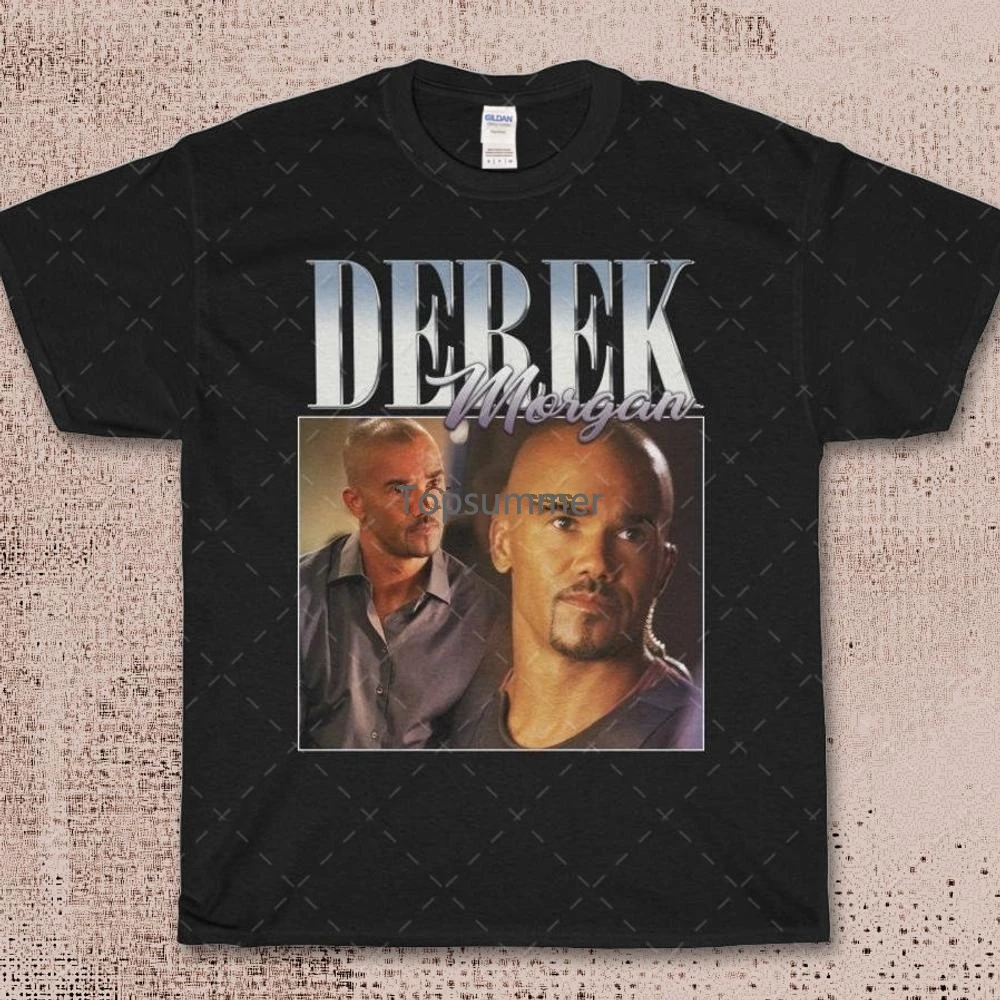 

Derek Morgan Criminal Minds Tv Series Fan T Shirt