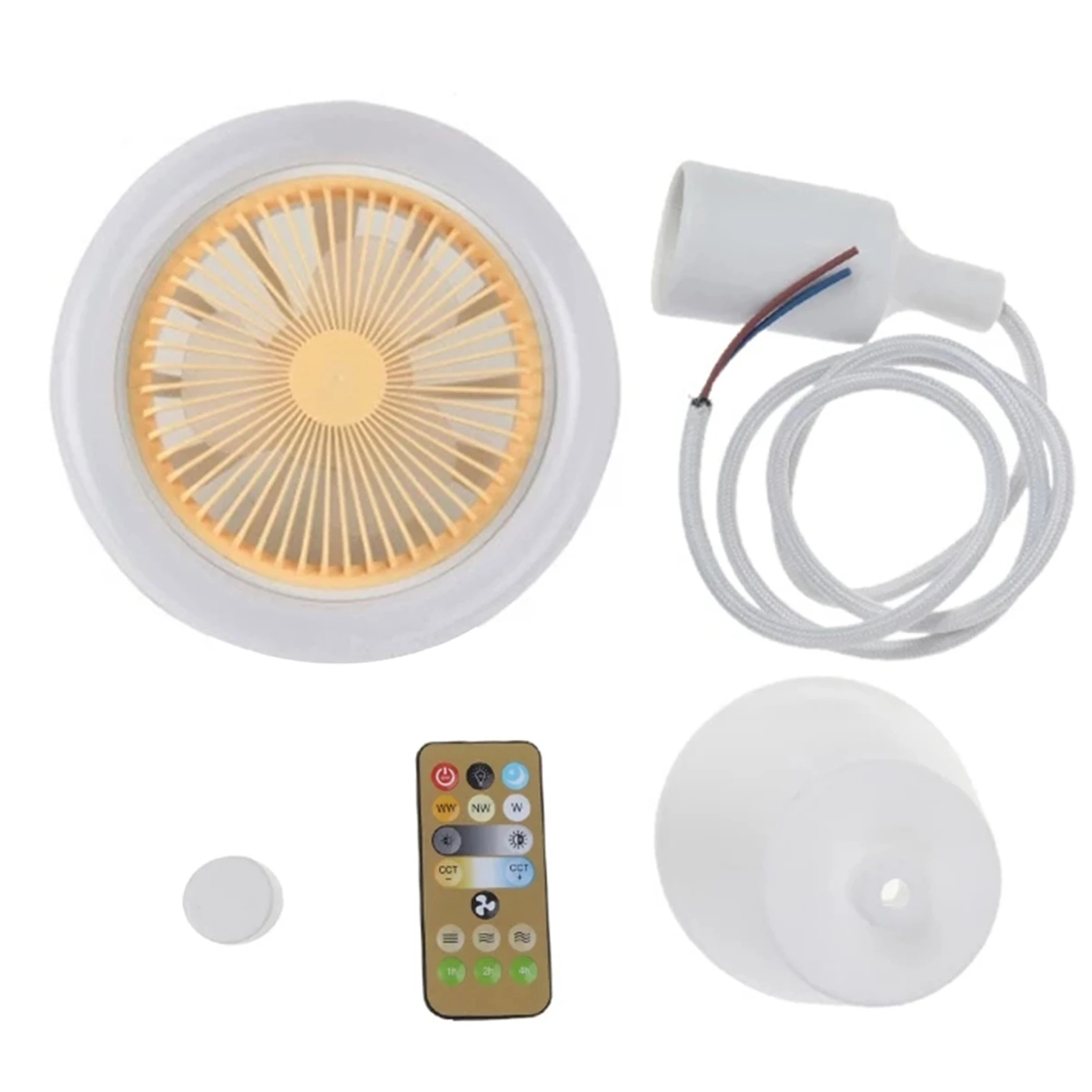 

Современный светодиодный потолочный вентилятор с дистанционным управлением, бесшумный Регулируемый потолочный светильник льник с регули...