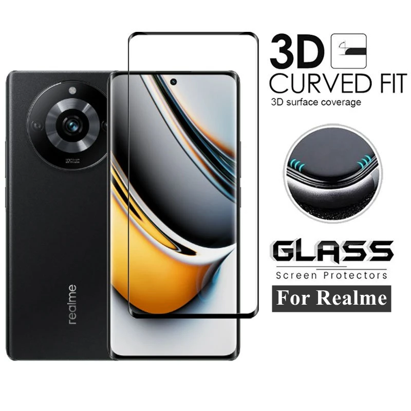 Full Cover Glass For Realme 11 Pro Screen Protector For Realme 11 Pro Tempered Glass Protective Phone Lens Film Realme 11 Pro