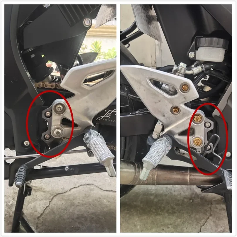 Фото waase для Suzuki GSXR GSX-R 150 GSXR150 2017 2018 2019 2020 2021 2022, задний комплект, сменная базовая монтажная пластина №2