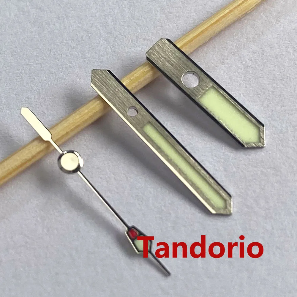 Vintage Style Diving Super Japan C3 Green Luminous Rose Gold Watch Hands for SKX007 NH35 NH36 Movement Watch Parts Accessories