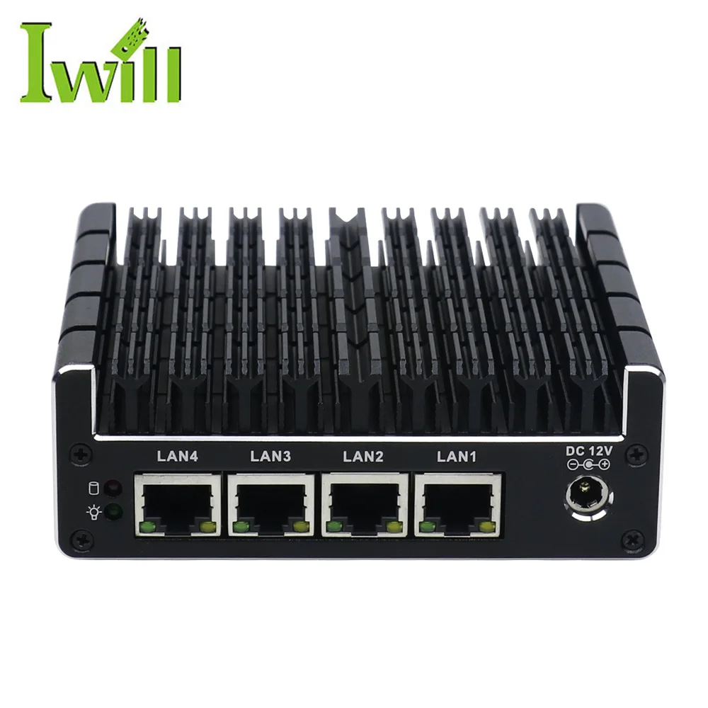 

Hot selling mini firewall J3160 quad core 2HD Port support AES-NI mini pc 4 LAN VPN