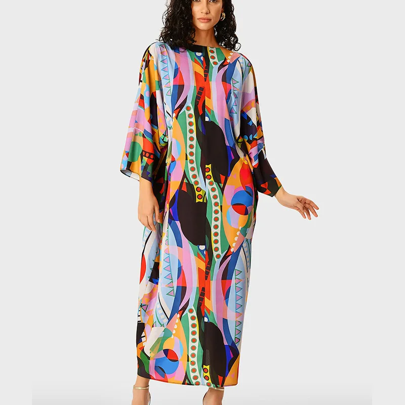 

Весенние Новые африканские платья для женщин Vetement Femme Dashiki Abaya принт Макси платье африканская одежда Дашики Анкара платья
