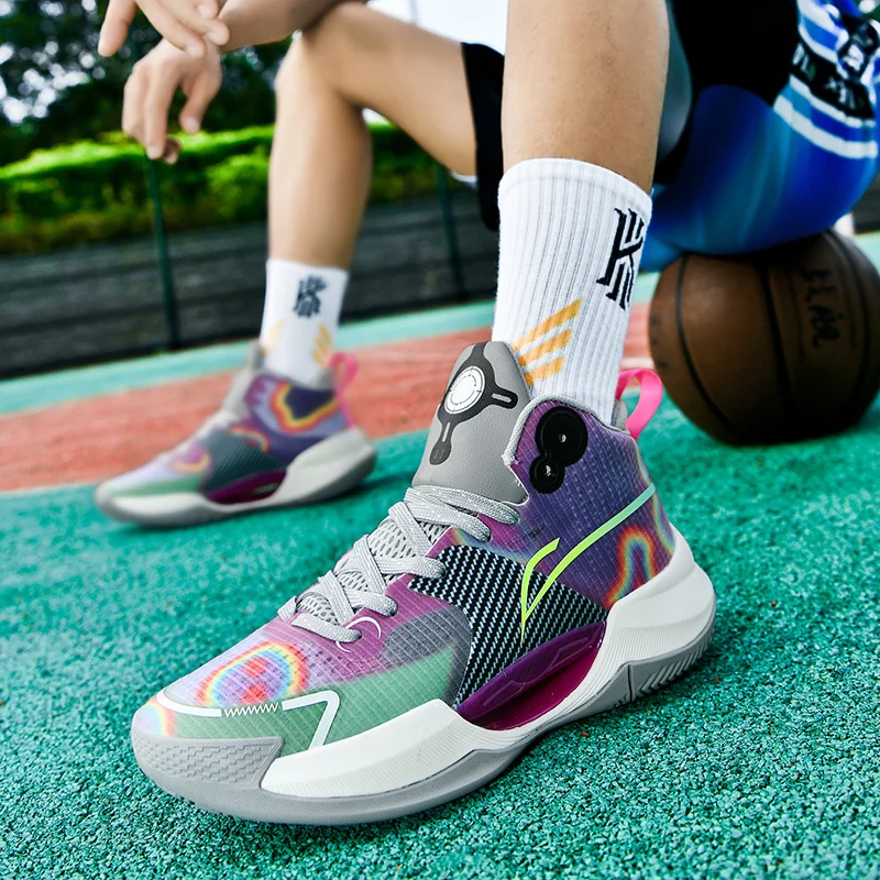 Profession Fashion Cushion Unisex Basketball Sneakers High Quality  Men's Training Shoes Outdoor Anti-slip Women's Sports shoes