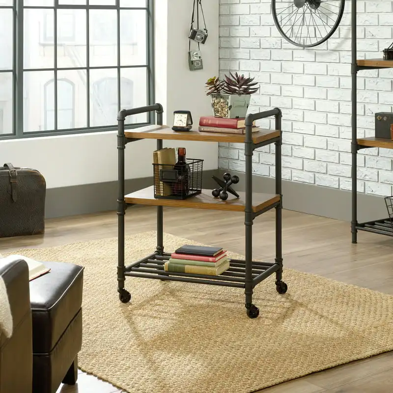 

Iron City Multi Purpose Cart, Checked Oak