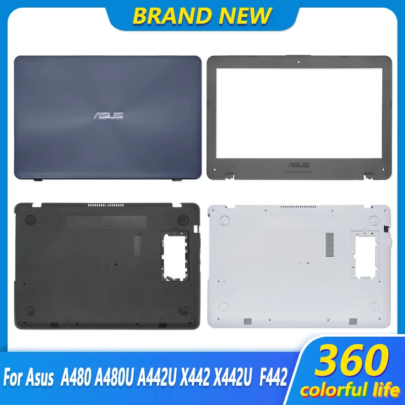 

Новинка для ASUS Vivobook X442, A442, X442U, F442, X442UA, X442URR, задняя крышка ЖК-экрана, передняя панель, Нижняя крышка