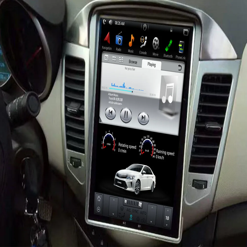 

12.3" PX6 Tesla Style Android Car Radio For Chevrolet Cruze 2009-2014 Car DVD Multimedia Player Auto WIFI GPS Navigation Carply