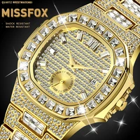 hip hop jewelry fully baguette dimaond pp nautilus 7014 designer brand watch for men top luxury brand mens patek wrist watch