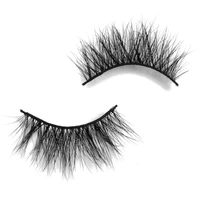 new handmade mink eyelashes 3d curl winged natural realistic messy end eye elongated thick false eyelashes soft fake eyelashes