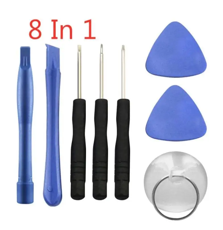 

8 In 1 Professional Mobile Phone Repair Tools Kit Pry Opening Tool Screwdriver Disassembly Set Disassemble Hand Set Opening Tool