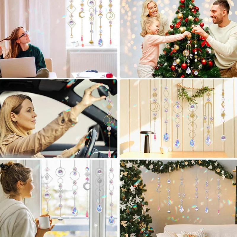 200 шт. Хрустальный Ловец Солнца Ловцы солнца с кристаллами Наборы для творчества