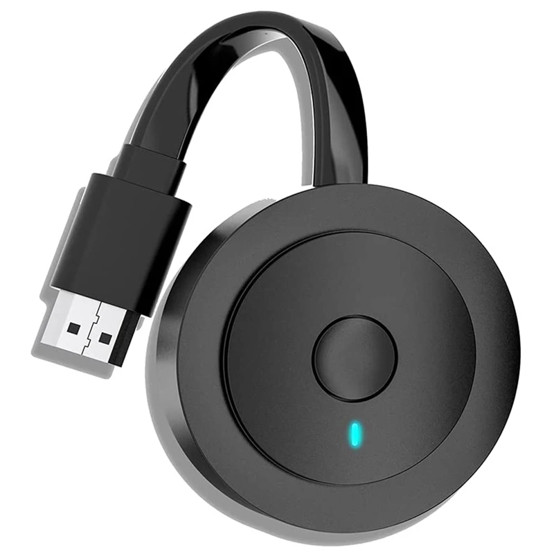 

Беспроводной адаптер MOOL для HD-дисплея 4K 1080P, зеркальный ресивер для потокового видео с поддержкой Wi-Fi Miracast, Airplay, DLNA