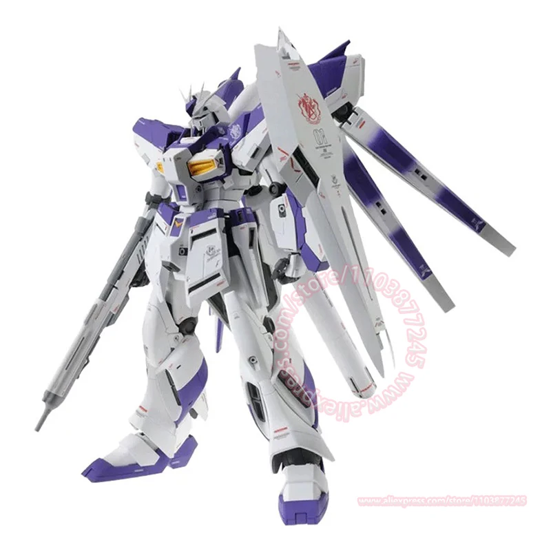 BANDAI MG 1/100 RX-93-ν2 Hi-ν GUNDAM Ver.Ka Мобильный костюм в сборе Модель Фигурки Анимация