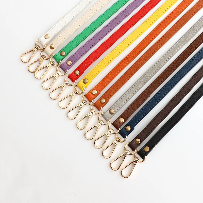 

New 128cm Long PU Leather Shoulder Bag Strap DIY Handbag Handle Women Girls Handbags Buckle Belts Strap Bag Accessories