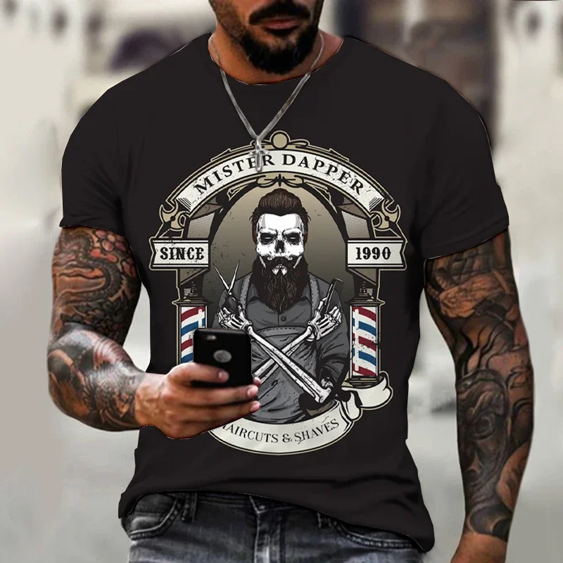 

Men's T-shirts Oversized T-shirt Tops Tracksuit 3D Printed Funny O Neck Sportswear Street Hip-hop Fashion Hot Harajuku Luxury