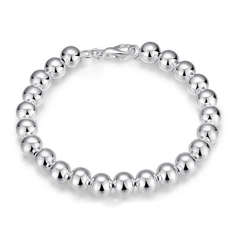 

Punk Demon Slayer 8MM Metal Bead Strand Bracelets Men Pulseras Mujer Lanyard Jewelry Trending Products Dropshipping Center