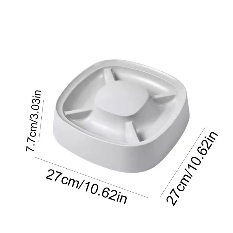Медленная кормушка для кошек с защитой от пролива приподнятой каймой медленная