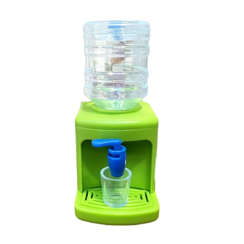 

Mini Water Dispenser Model 1:12 Drink Dispenser Figurine Kids Jointed for Doll Accs Early Learning Kitchen Toy Teenager