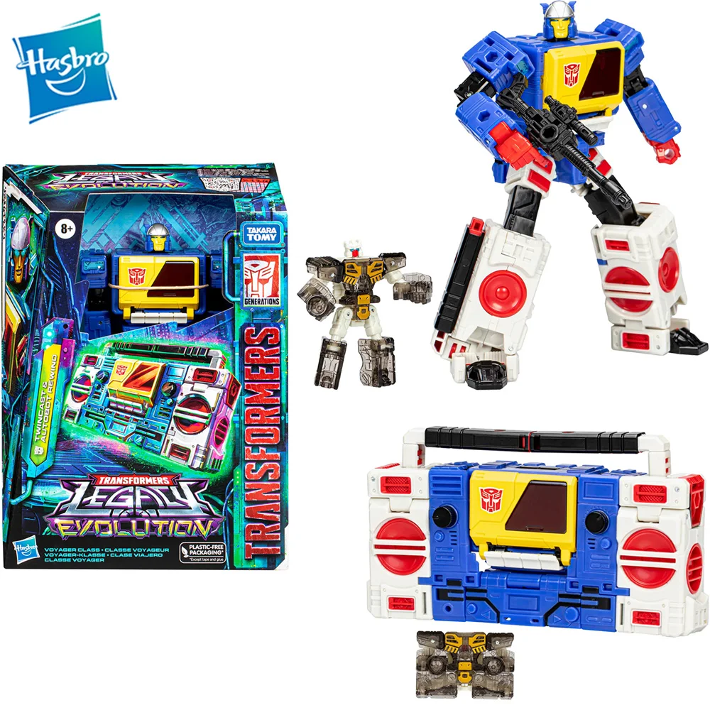 

Экшн-фигурка Hasbro Transformer Legacy Evolution Twincast and Rewind, модель Autobot Toy Gift F7208