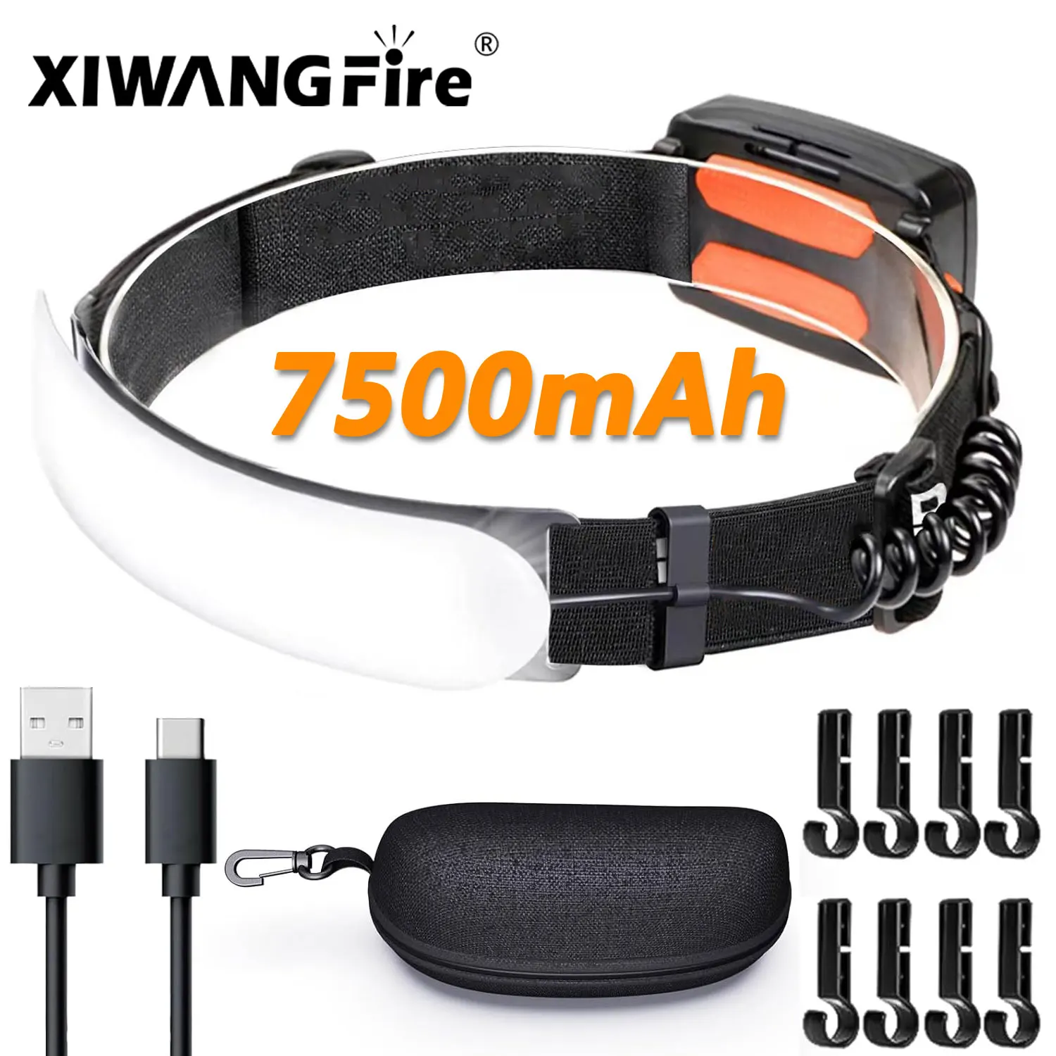 XIWANGFIRE K188 1500 люмен перезаряжаемый налобный фонарь