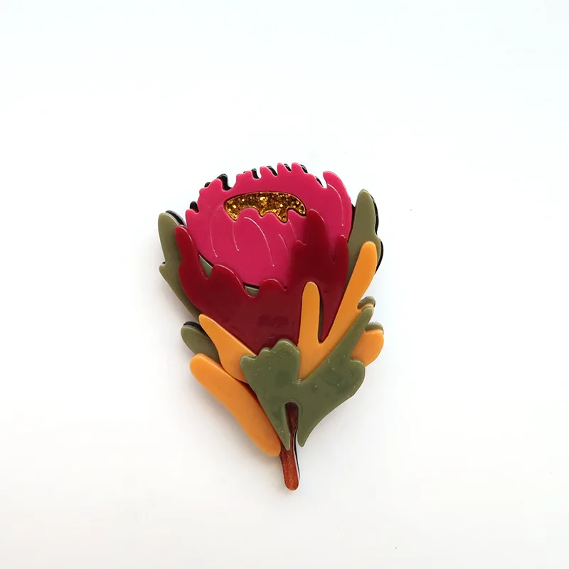 Брошь из акрилового материала YAOLOGE