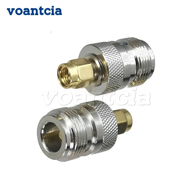 

10pcs Connector Adapter SMA Male Plug to N Female Jack RF Coaxial Converter Straight New