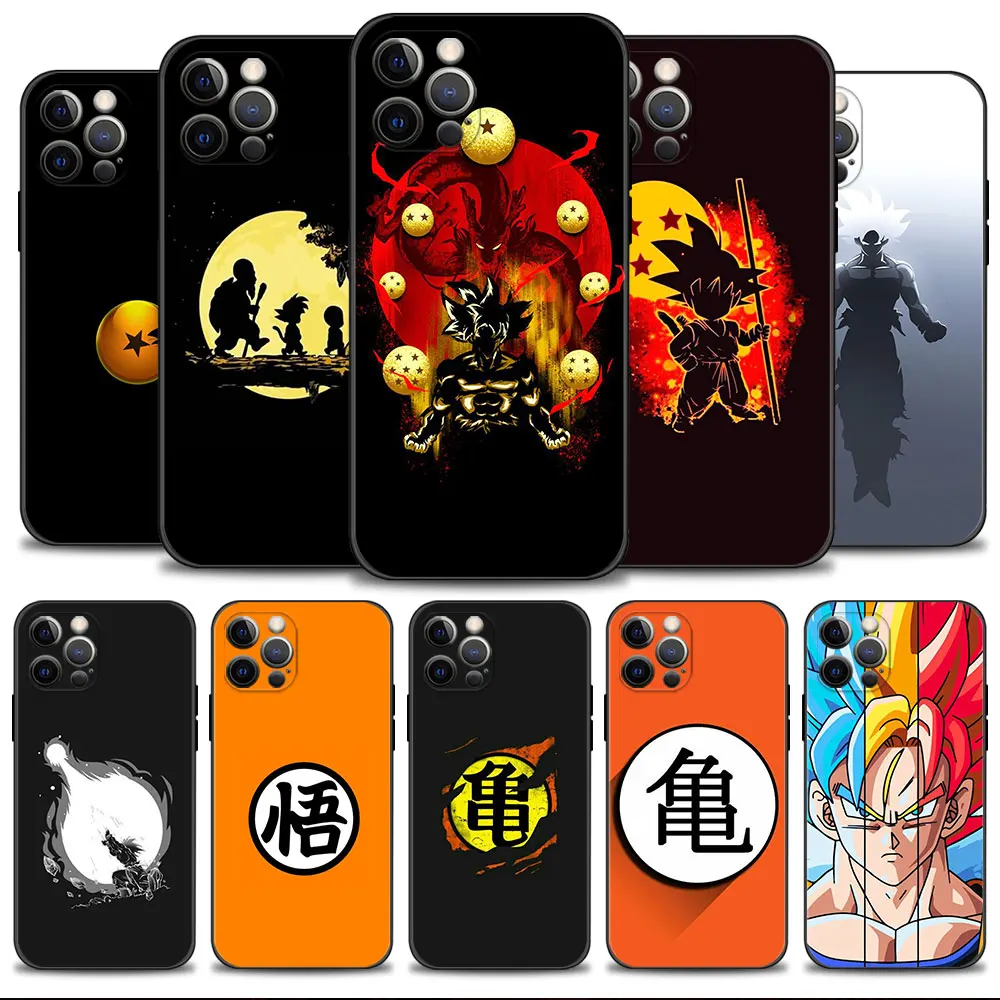 

Soft Silicone Phone Case For iPhone 14 13 12 11 Pro Max 6 6S 7 8 Plus X XS XR 12 13 Mini Shell Anime DBZ Dragon Ball Cell
