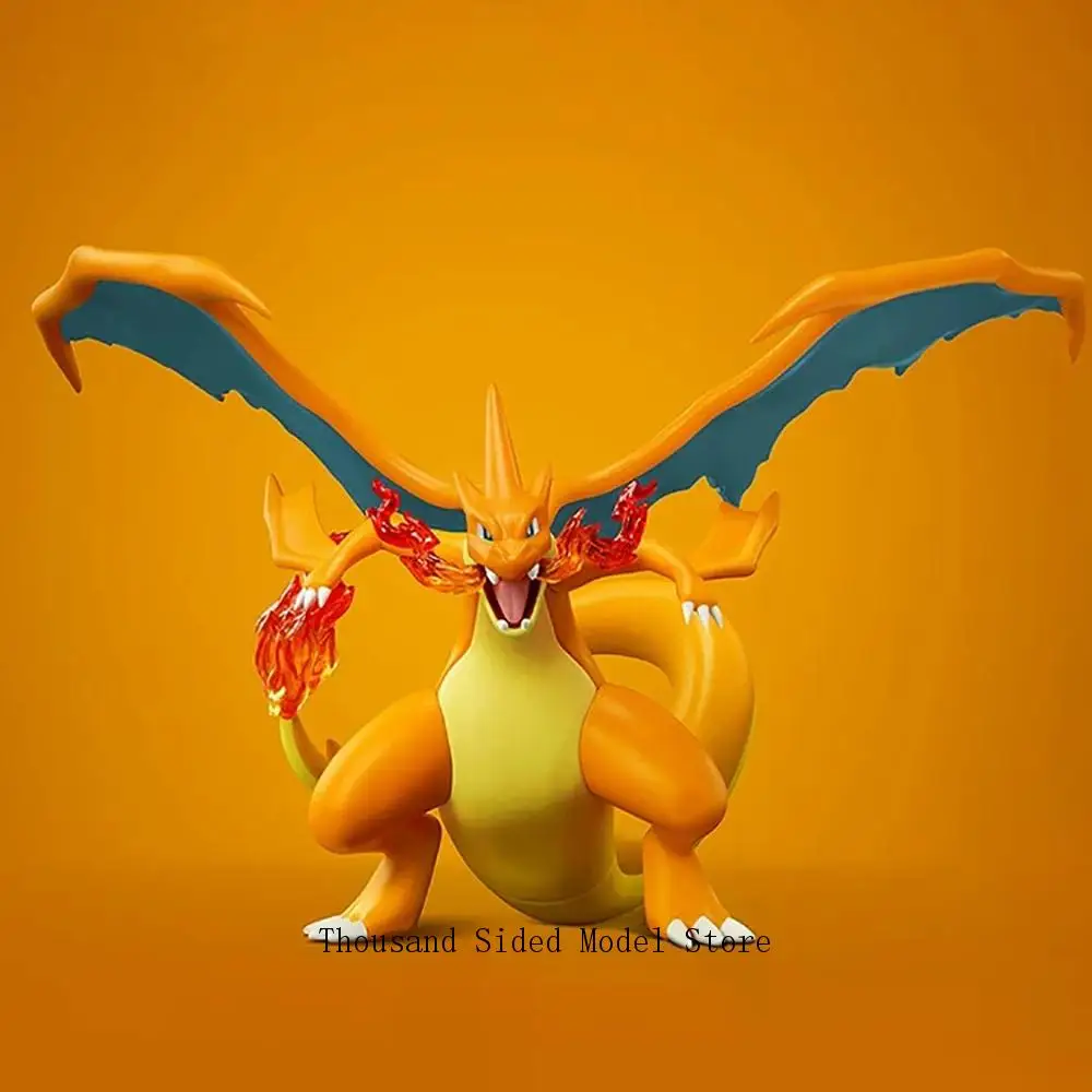 Фото В наличии: Оригинальная коллекционная фигурка Funism Pokemon Partner Series Charizard Y Kawaii, 14.6 см, аниме-модель, игрушка, подарок №1