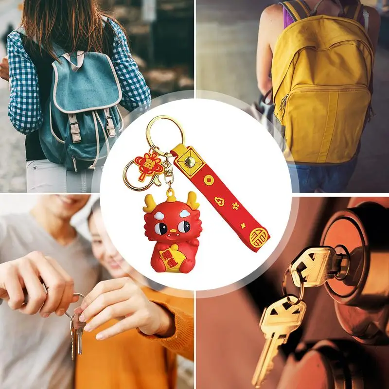 Брелок с драконом брелок в стиле фэн-шуй изображением зодиака новогодний подарок