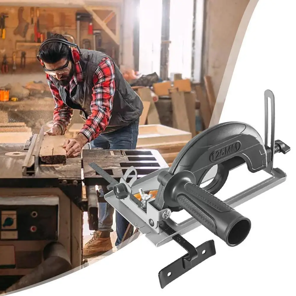 

Hand Angle Grinder Converter To Cutter Cutting Machine Refit Saw Saw Chain Electric Bracket Woodworking Tool Circular Base M7n5