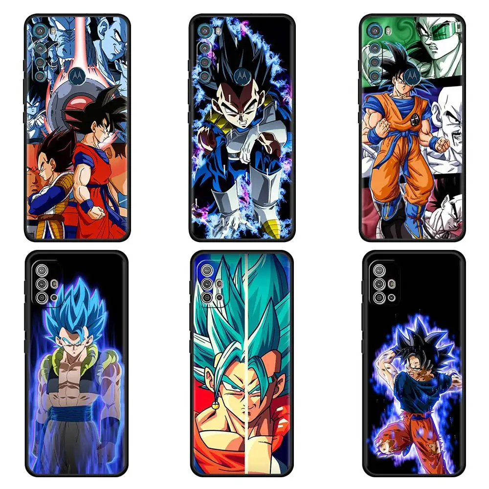 

DBZ Dragon Ball Z Black Case for Motorola Moto G30 One Fusion G9 Plus G8 Power Lite SmartPhone Housing G60 G50 Edge 20 Cover