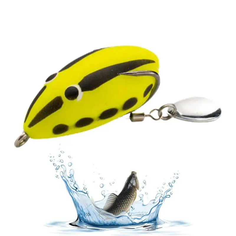 

Fishing Frogs Topwater Frog Lure For Bass Fishing Prop Frog With Double Prop Feet Topwater Frog Crankbait Swimbait Floating Bait