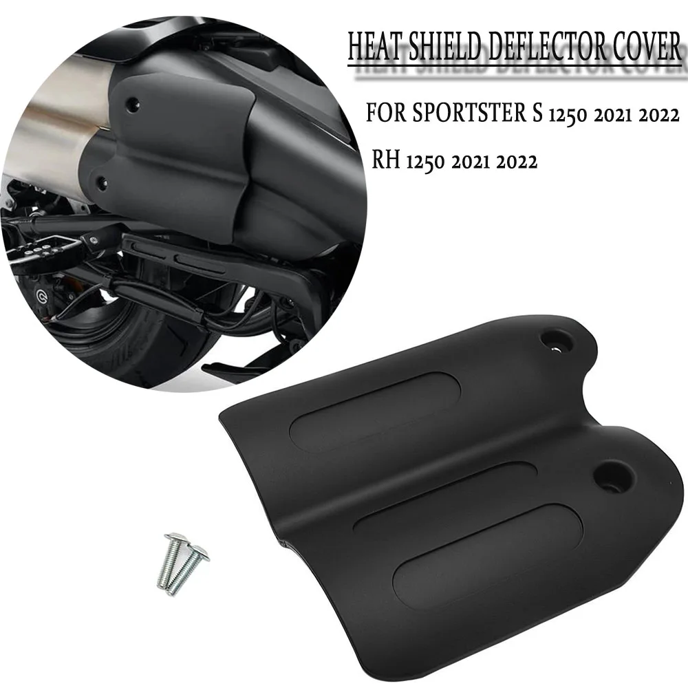 

2022 New Motorcycle Rear Passenger Heat Shield Deflector Cover Black FOR Sportster S 1250 RH1250 RH 1250 2021 2022