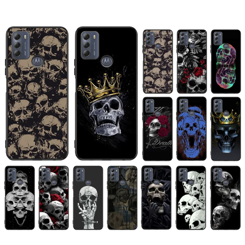 

Case for Motorola G72 G13 G32 G53 G51 G71 G31 G41 G22 G60 G52 G200 GStylus G30 G10 G20 G50 G Pure Skull
