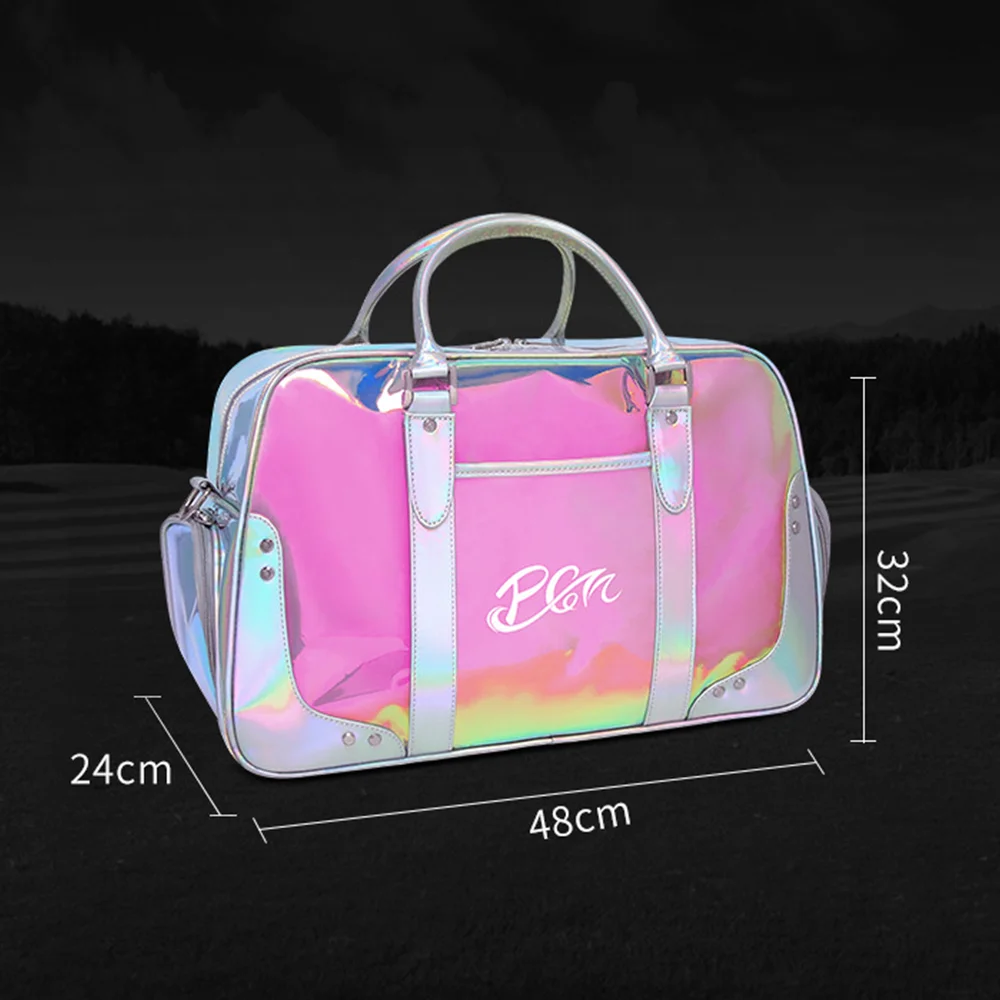 Golf Clothes Bag Ladies Clothing Storage Bag Korean Version Colorful Large-Capacity Shoulder Bag Hand-Held Independent Shoe Bag