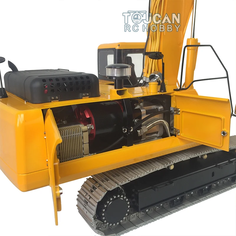 Фото Игрушки 1/14 Lesu Ac360 RC Гидравлический экскаватор с металлической окраской в желтом корпусе Насос со звездочкой Землеройной экскаватор Thzh0900-Smt2 №1
