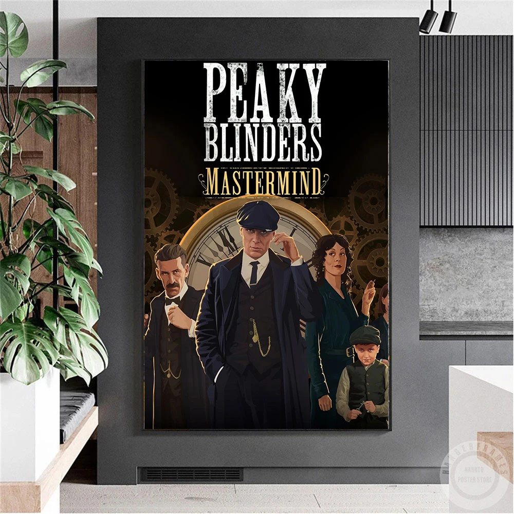 

Peaky Blinders Video Game Posters Famous Tommy Shelby TV Series Prints Canvas Painting Wall Art Picture for Room Home Decoration
