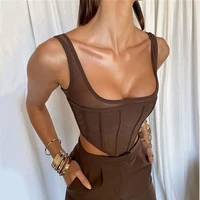 summer t shirts crop top shirt tank top women camisetas new fashion contrast fitness clothing off shoulder strapless clothe tx04